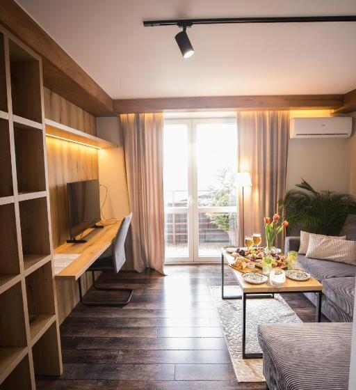 带1个卧室的带阳台的公寓, Na Górce