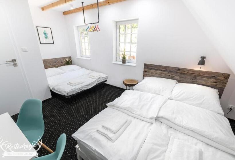 浴室共有スタンダード4人用ルーム, Pokoje Hotelowe Nad Jeziorem Jelen