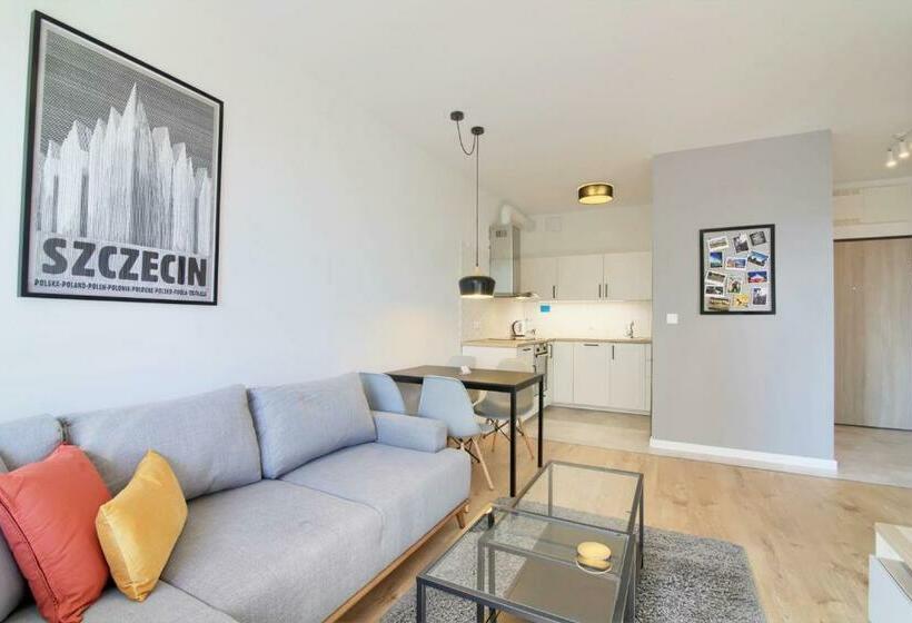 דירה בת חדר שינה 1 עם מרפסת, Apartments In   Podgórna