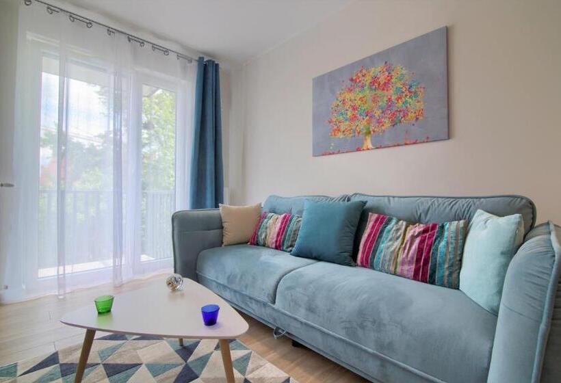 דירה בת חדר שינה 1 עם מרפסת, Apartments In   Podgórna