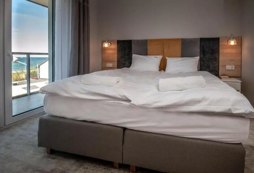 Deluxe-huone Merinäkymä Parveke, Al Mare   Apartamenty I Pokoje