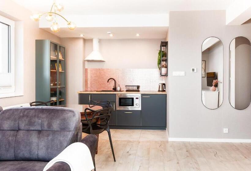 オーシャンビューの1ベッドルームデラックスアパート, Al Mare   Apartamenty I Pokoje