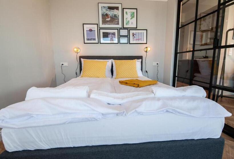 オーシャンビューの1ベッドルームデラックスアパート, Al Mare   Apartamenty I Pokoje