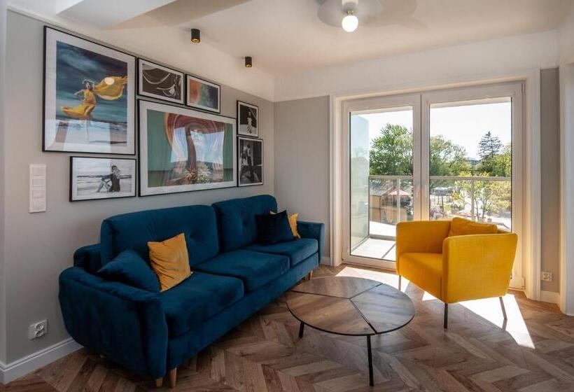 オーシャンビューの1ベッドルームデラックスアパート, Al Mare   Apartamenty I Pokoje