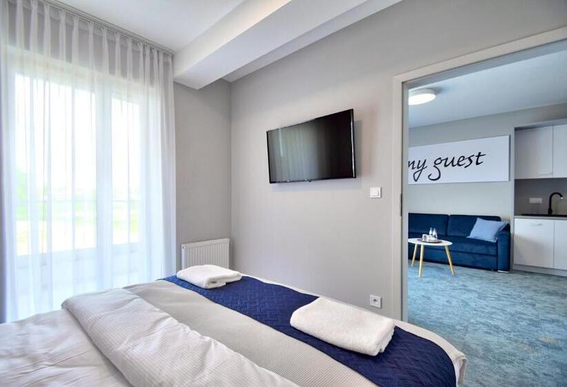 带1个卧室的豪华公寓, Savana Resort Mielno