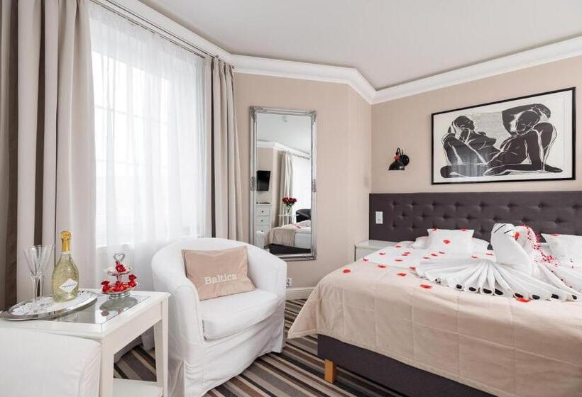 غرفة قياسية سرير كينج, Villa Astra Baltica