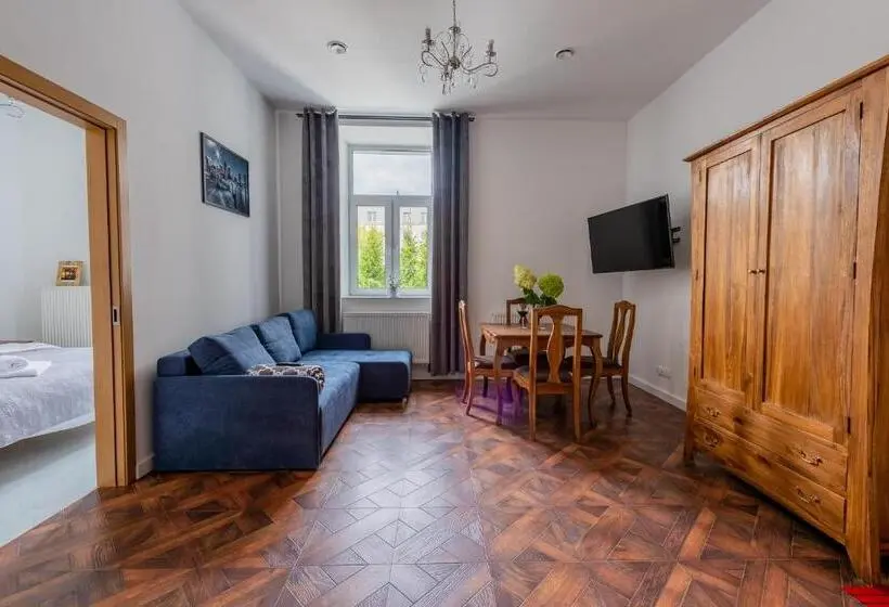 デラックスの４人部屋, Kamienica Zamenhofa   Apartamenty Na Wynajem