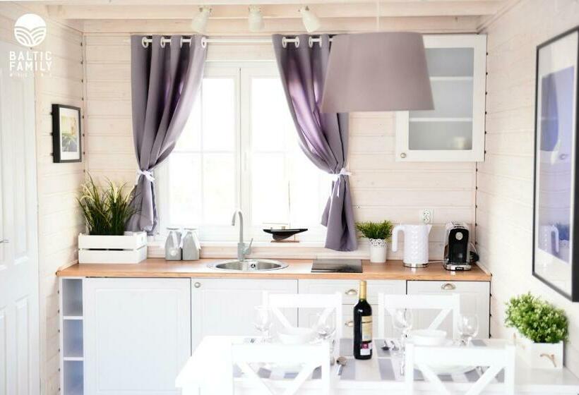 Дом 2 Спальни, Domki Baltic Family Basen Kidsclub Rowery