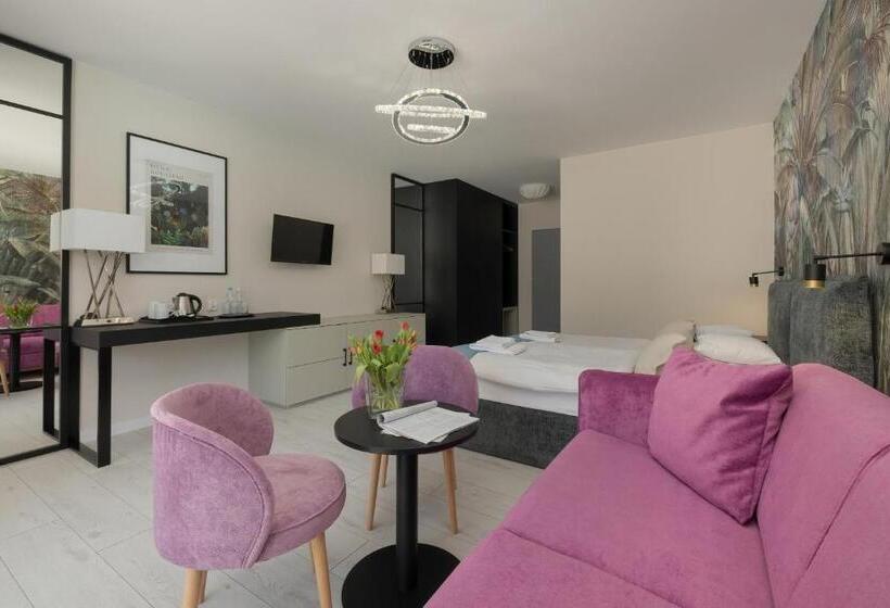 침실 1개 풀장 전망 아파트, Gryf Ośrodek Pobierowo