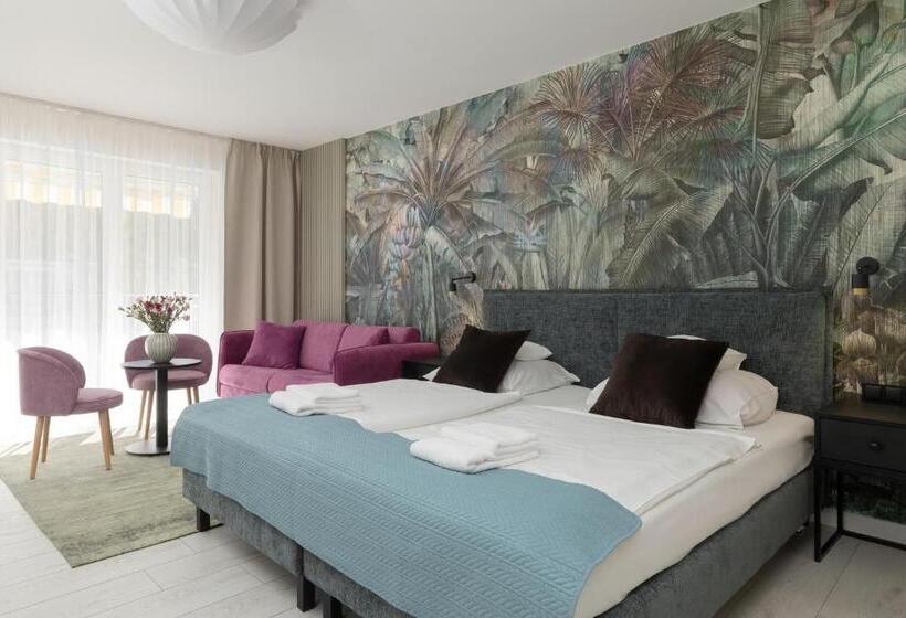 침실 1개 풀장 전망 아파트, Gryf Ośrodek Pobierowo