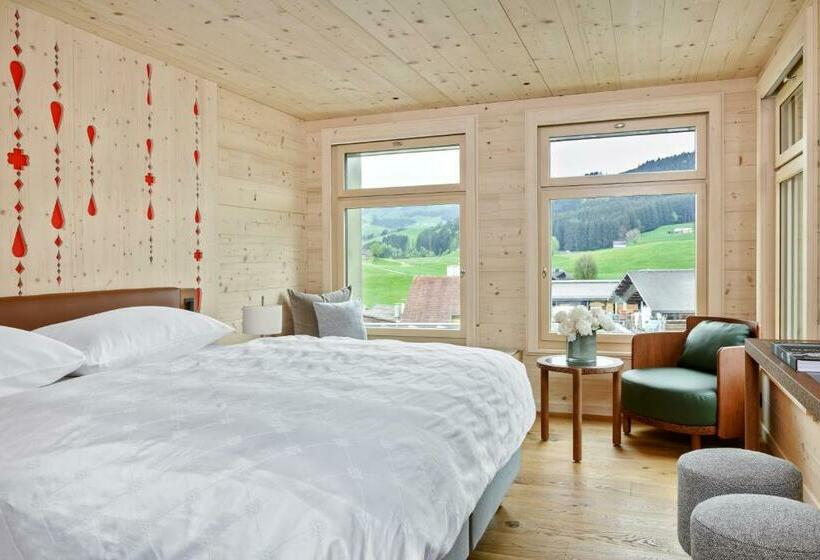 Premium room w/ mountain view, Appenzeller Huus Löwen