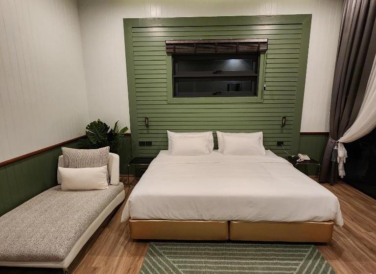 חדר סטנדרט עם מיטת קינג, Veevaree Riverkwai Resort