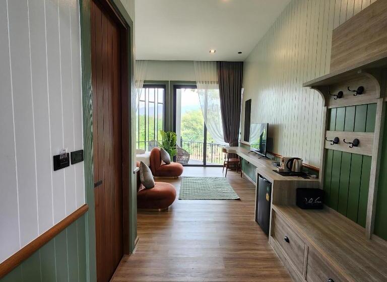 חדר סטנדרט עם מרפסת, Veevaree Riverkwai Resort