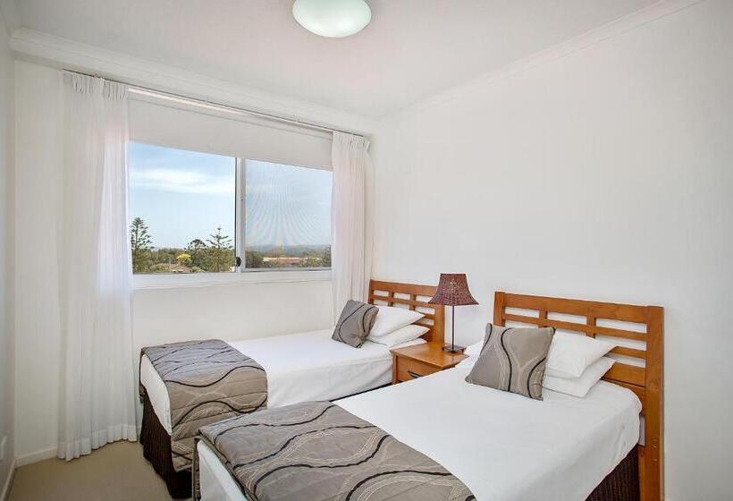 침실 3개 바다 전망 아파트, Kirra Beach Apartments