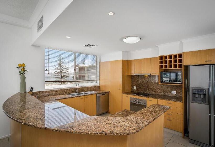 1침실 펜트하우스 아파트, Kirra Beach Apartments