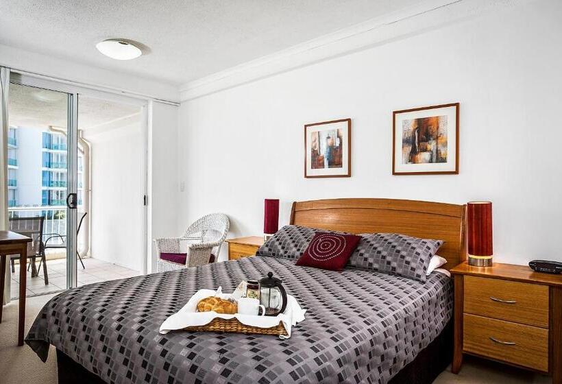 דירת 2 חדרים נוף לים, Kirra Beach Apartments