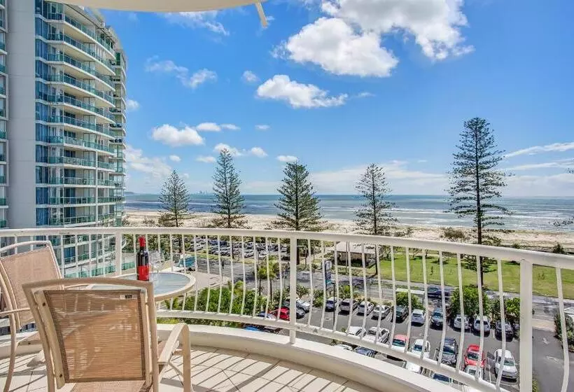 آپارتمان 2 خوابه با چشم‌انداز دریا, Kirra Beach Apartments