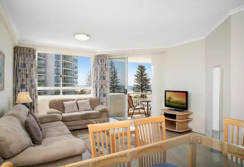 استودیوی استاندارد با چشم‌انداز دریا, Kirra Beach Apartments