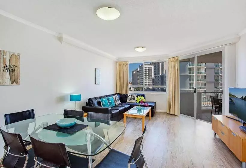 استودیوی استاندارد با چشم‌انداز دریا, Kirra Beach Apartments