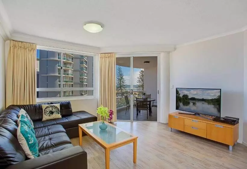 استودیوی استاندارد با چشم‌انداز دریا, Kirra Beach Apartments