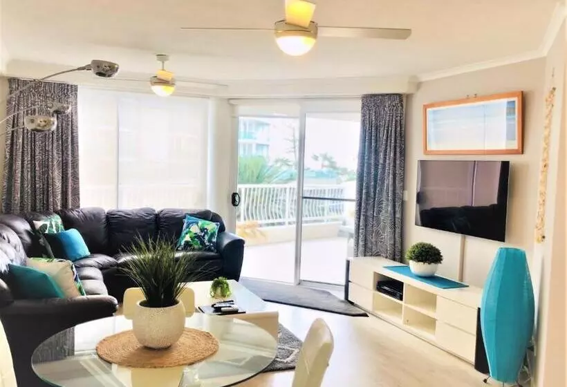آپارتمان 1 خوابه با چشم‌انداز دریا, Kirra Beach Apartments
