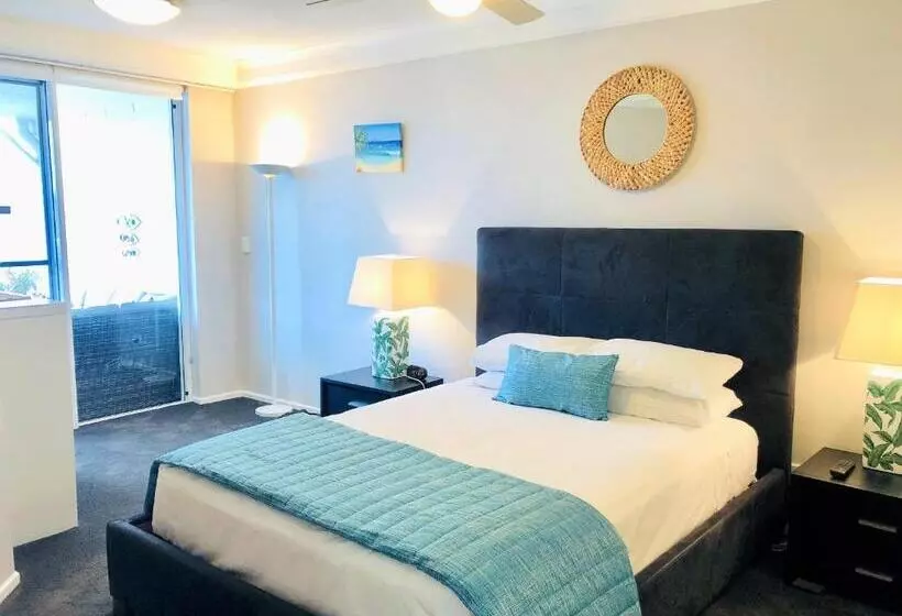 آپارتمان 1 خوابه با چشم‌انداز دریا, Kirra Beach Apartments