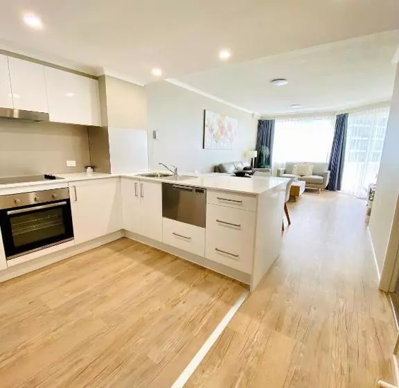 آپارتمان 1 خوابه با چشم‌انداز دریا, Kirra Beach Apartments