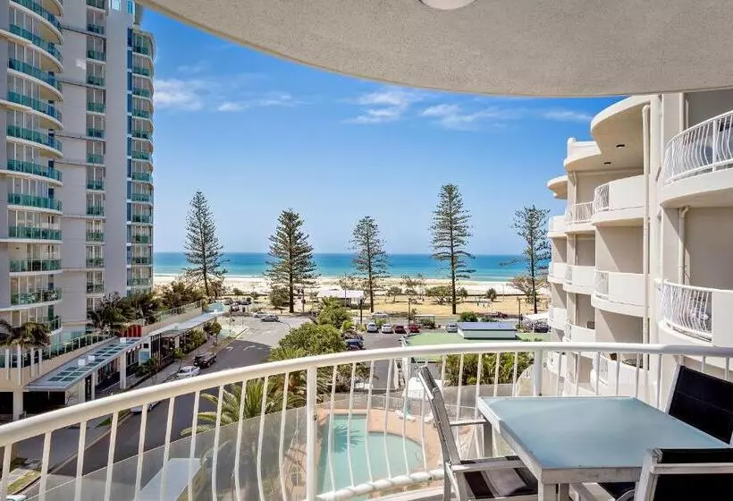 آپارتمان 3 خوابه با چشم‌انداز دریا, Kirra Beach Apartments