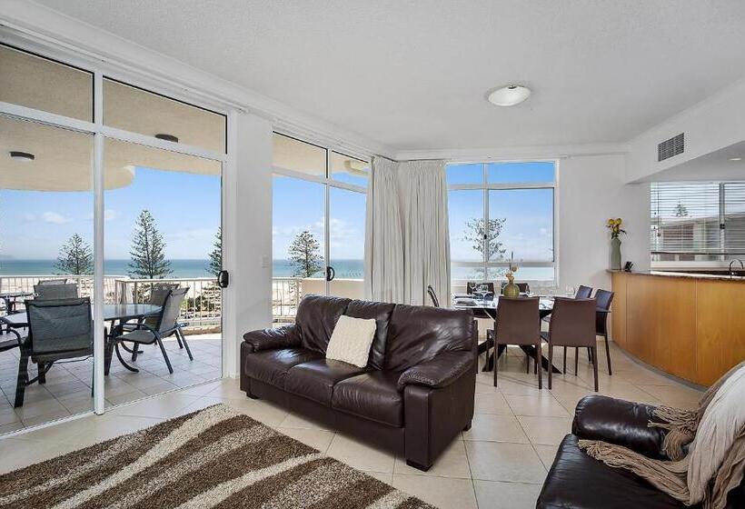 דירת פנטהאוז 1 חדרי שינה, Kirra Beach Apartments