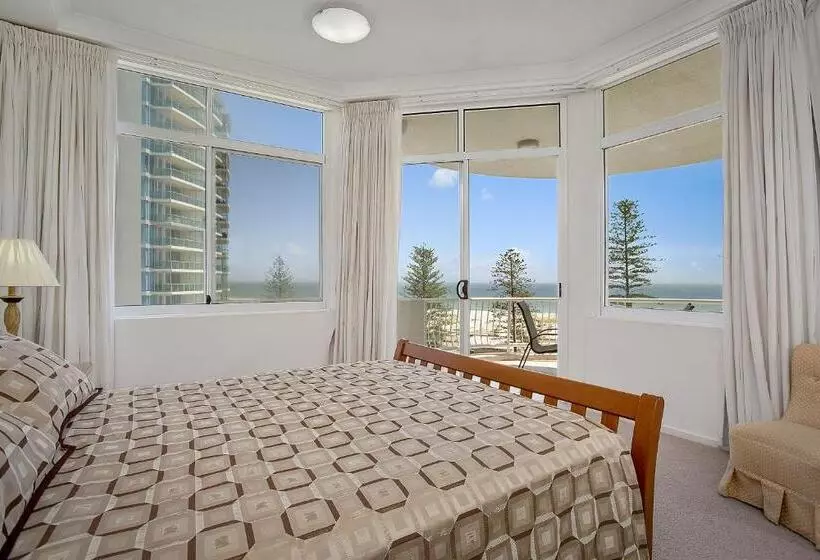 1 Bedroom Penthouse Apartment, Kirra Beach Apartments