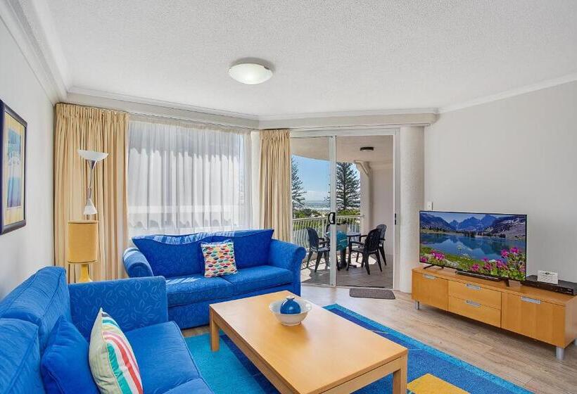 דירת 2 חדרים נוף לים, Kirra Beach Apartments