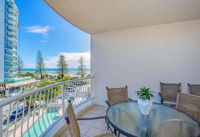 דירת 2 חדרים נוף לים, Kirra Beach Apartments