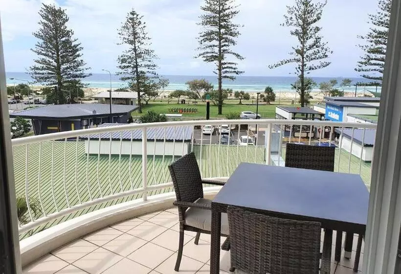 آپارتمان 1 خوابه با چشم‌انداز دریا, Kirra Beach Apartments