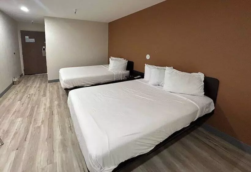 ２ダブルベッドのスタンダードルーム, Studio 6 Suites Cameron Park, Ca Folsom