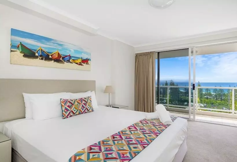 آپارتمان 2 خوابه با چشم‌انداز دریا, Oscar On Main Beach Resort