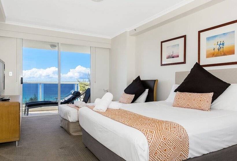 شقة غرفتين مطلة على البحر, Oscar On Main Beach Resort