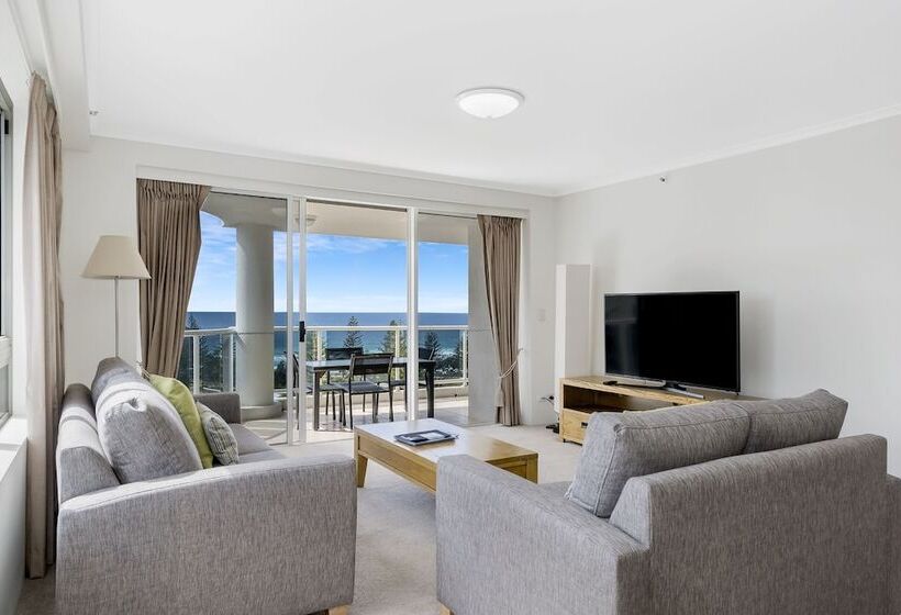 شقة غرفتين مطلة على البحر, Oscar On Main Beach Resort