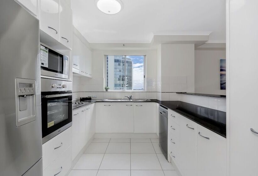 شقة غرفة واحدة مطلة على البحر, Oscar On Main Beach Resort