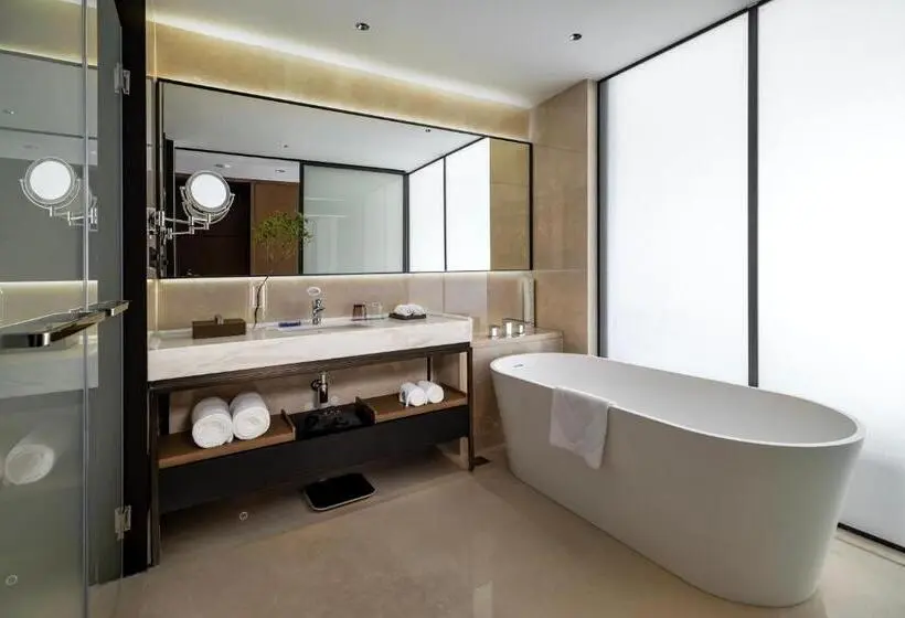 Deluxe-huone King-vuode, Wyndham Grand Plaza Royale Yujia Anhua