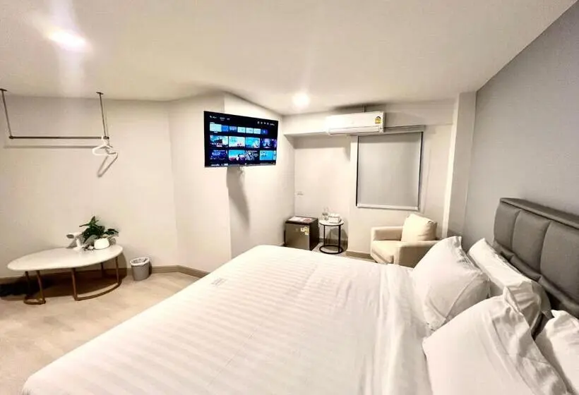コネクティングルーム(家族用)。, The Space Hotel Lampang