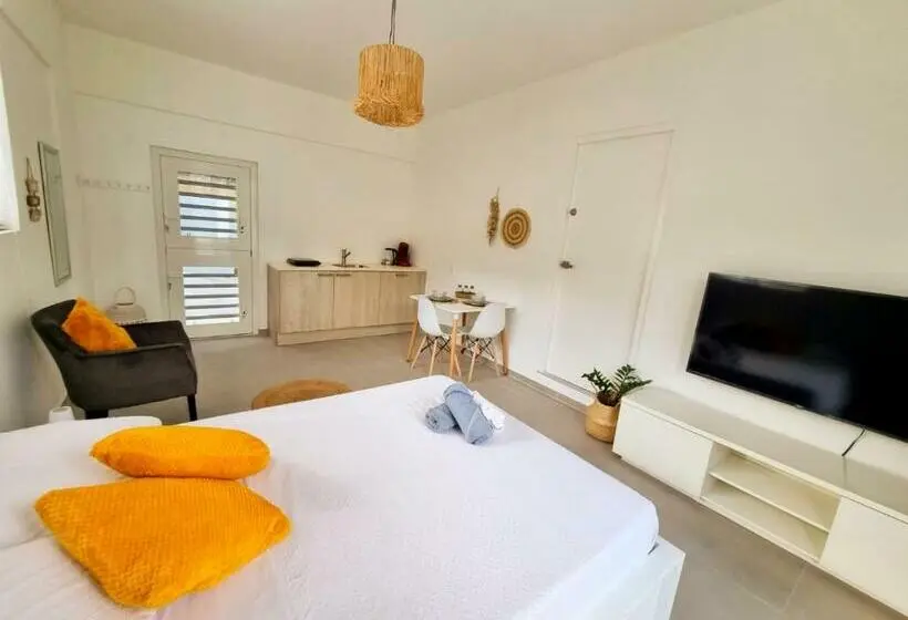اتاق لوکس با بالکن, Studio Apartment Volterra Curacao