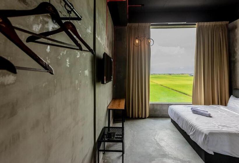 חדר דחוקס עם מיטת קינג, Padi Sentral @ Sekinchan