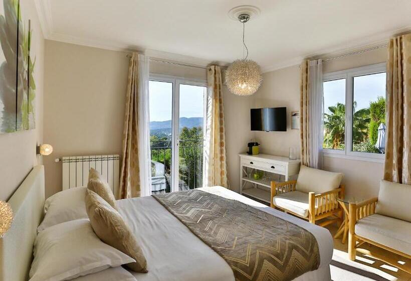 디럭스 룸 바다 전망, Les Chambres D Hôtes De Mougins