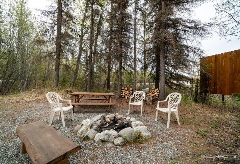 一居室别墅, Hatcher Pass Cabins