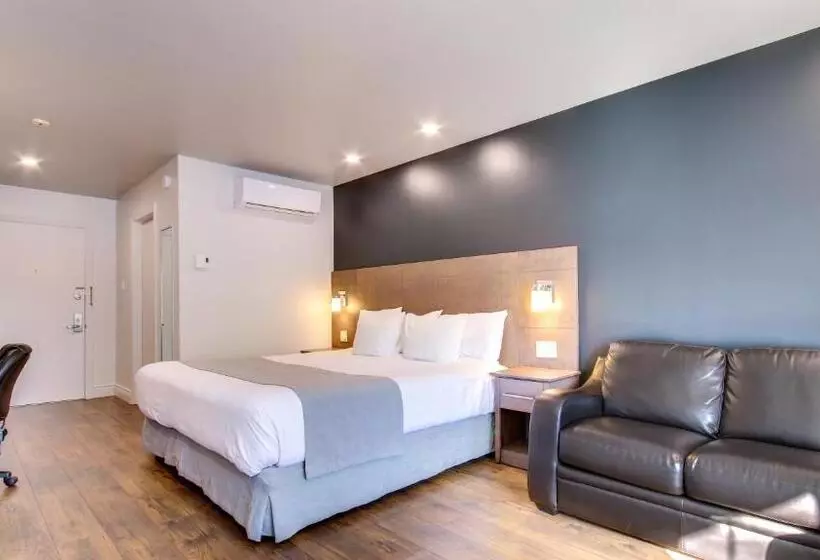 キングサイズベッドのスタンダードルーム, Hôtel Marineau Shawinigan