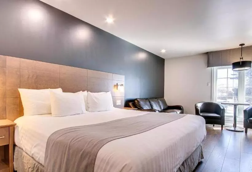 キングサイズベッドのスタンダードルーム, Hôtel Marineau Shawinigan