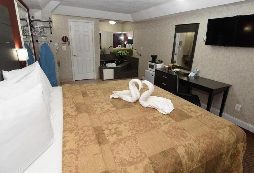 キングサイズベッドのデラックスルーム, Country View Inn & Suites Atlantic City