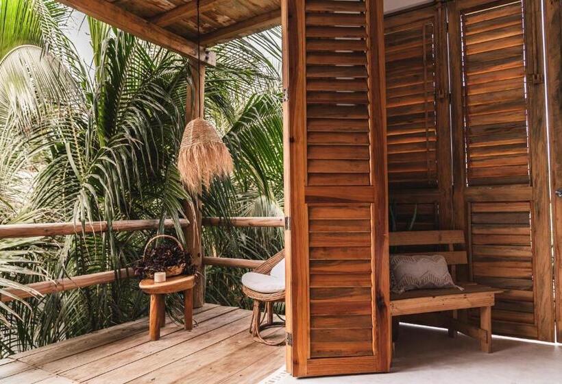 جناح مزوَّد بشرفة, Casa Chula Hotel Boutique Frente Al Mar