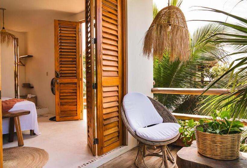 جناح مزوَّد بشرفة, Casa Chula Hotel Boutique Frente Al Mar