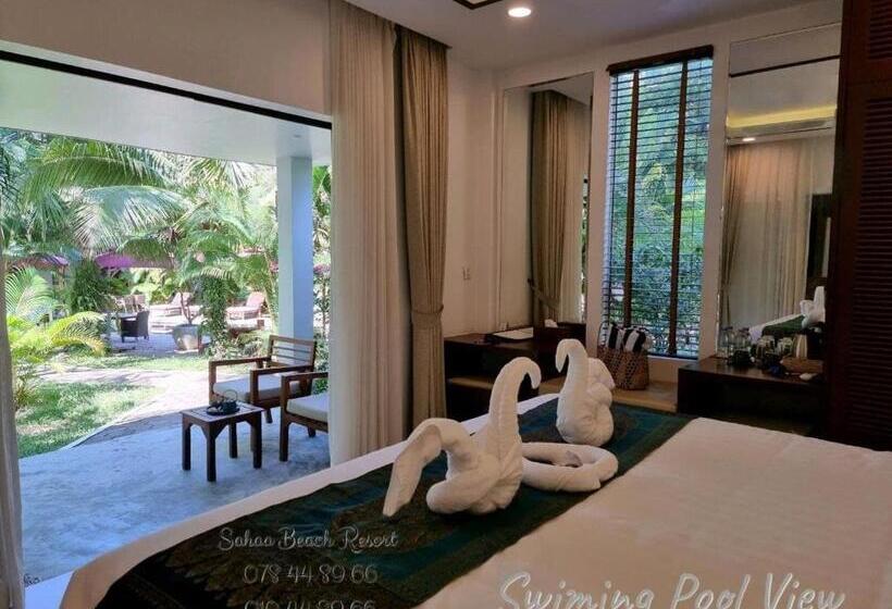 בקתה דלוקס, Sahaa Beach Resort